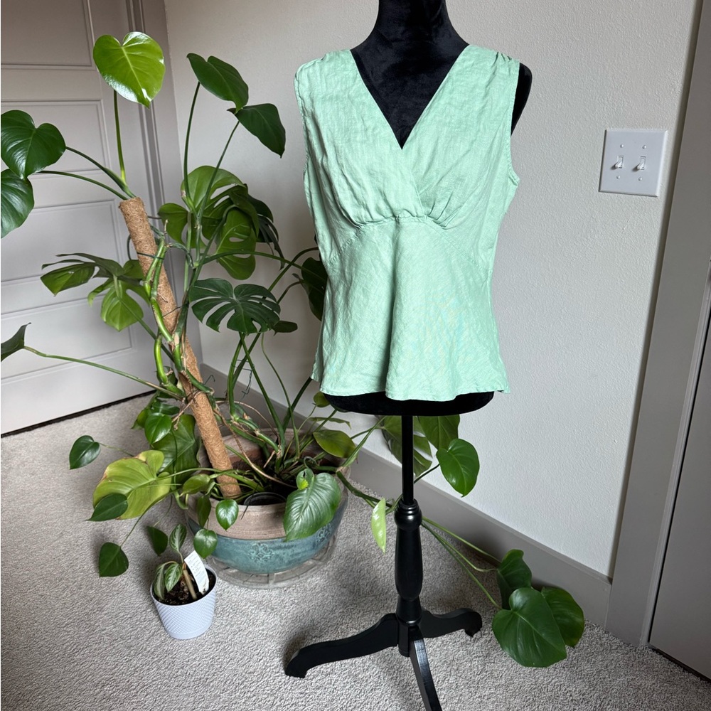 J. Jill Mint Green Sleeveless Top